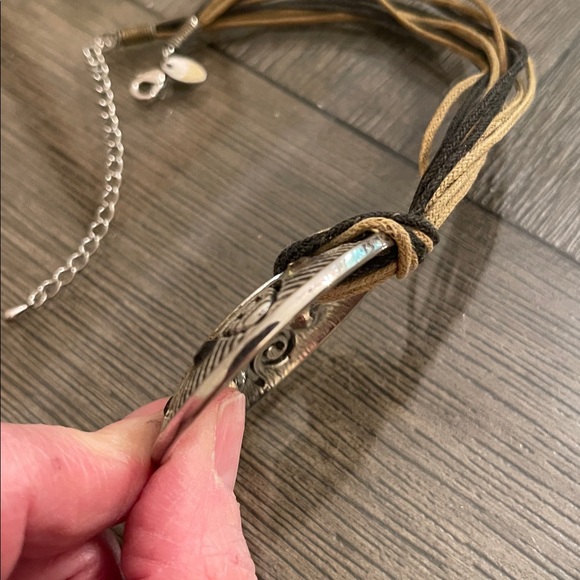 Lia Sophia “Tempo” Circle Pendant Corded Necklace - Retired - Picture 16 of 16